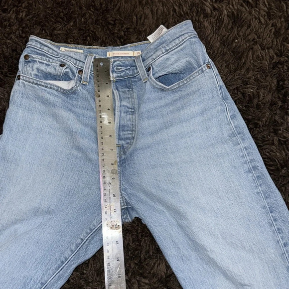 Custom Altered Levi Wedgie Straight leg jeans - Picture 13 of 16